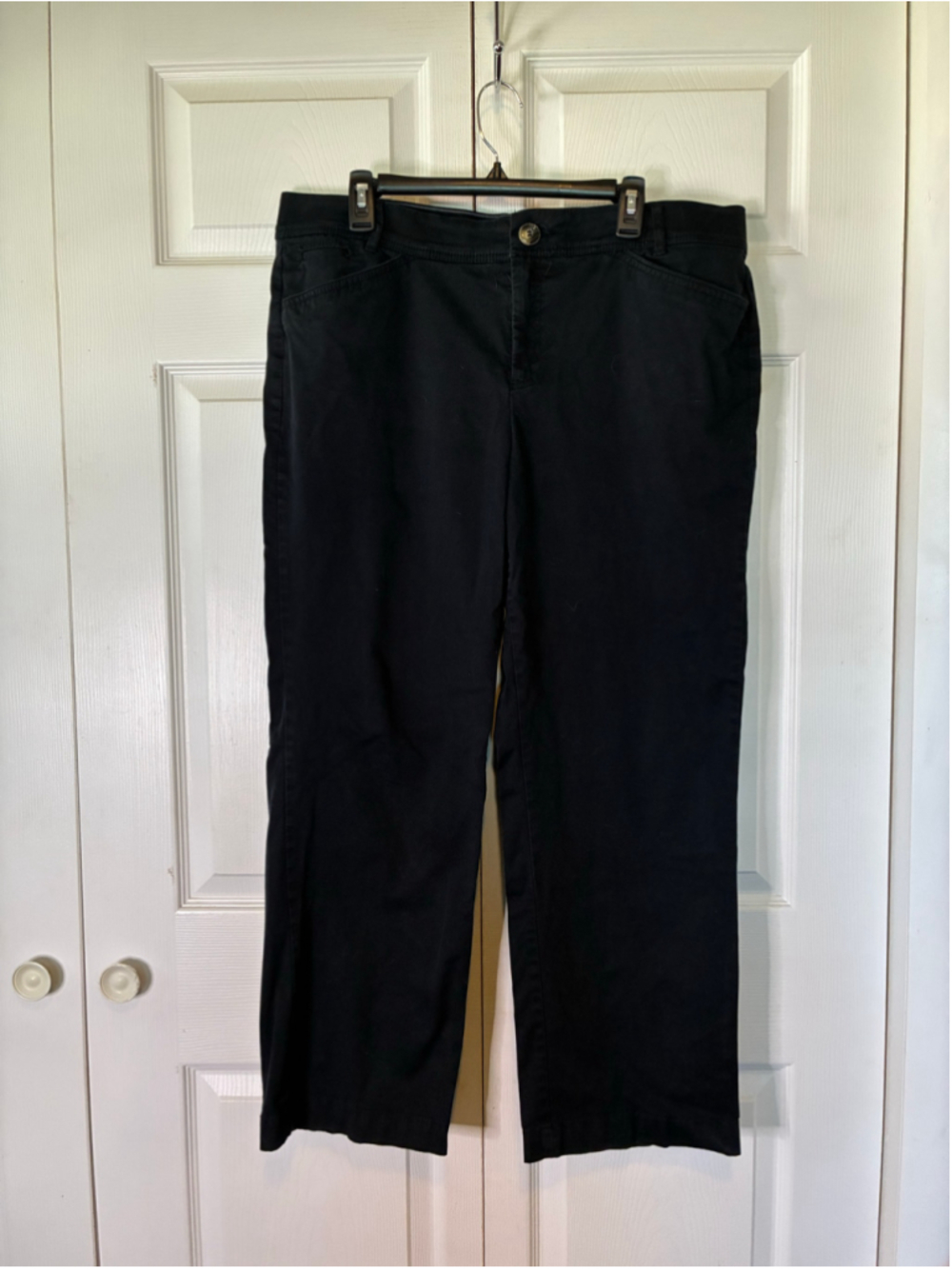Women's Christopher & Banks Black Pants Size 16 Short